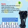 INTBUYING Ice Maker Water Pump Ice Machine Universal Pump 6W