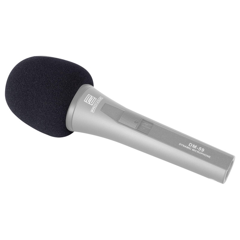 Pronomic WS-505 BK Windscreen for Microphones - Set of 5