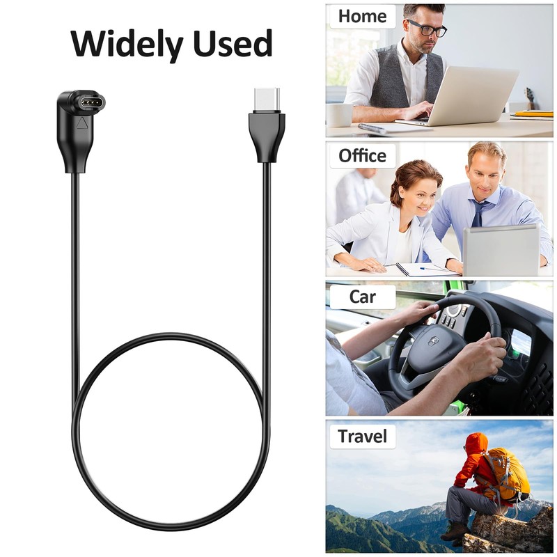 Charger for Garmin Bounce, Vivosmart 5, USB A + USB