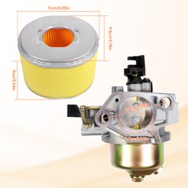 Ignition Coil Compatible for 30500-Z5T-003 and Carburetor 13HP Replace 16100-ZF6-V01 for Honda GX390 Engine with 17210-ZE3-505 Air Filter Kit