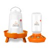 Eggluuz Chick Feeder and Waterer Kit Automatic Chicken Feeder and