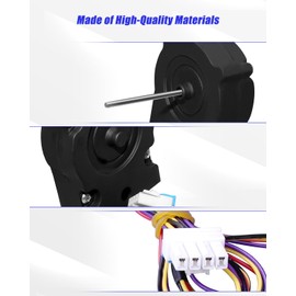 HUQUZN Refrigerator Condenser Fan Motor Fit for LG LFXC22596S LMXS28636S Kenmore 7957410281 7957410581 Replace EAU63923602 AP6317196 PS12383670 EAP12383670