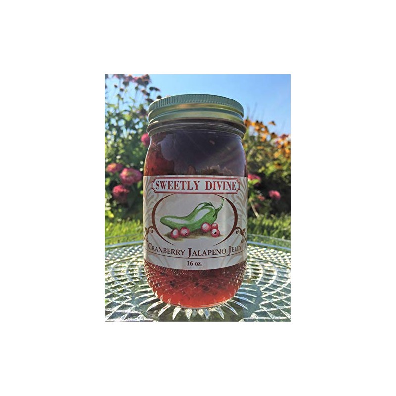 Sweetly Divine Hot Pepper Jelly - Multiple Flavors Available (Cranberry