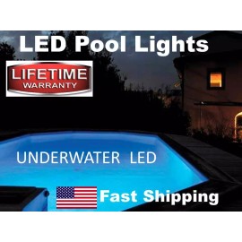Swimming POOL LED lights - works with above ground or in ground pool - bright