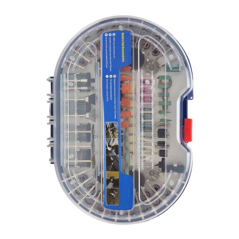 276Pcs Rotary Tool Accessories Kit 1/8in Shank All Purpose Set