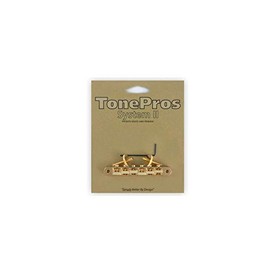 TonePros AVR2G G Tune-O-Matic Bridge with 'G Formula' Saddles - Gold