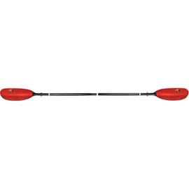 ADVANCED ELEMENTS 4-Part Fiberglass Kayak Paddle, Black/Red