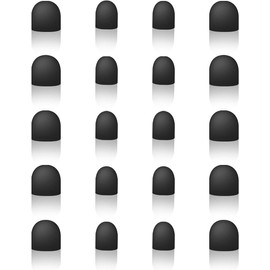 Mixoo 20pcs Replacement Rubber Tips (10pcs 0.24'' Rubber Tips + 10pcs 0.18'' Rubber Tips)