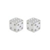 Alta Dice Schrader Valve Caps, Multiple Colors (Chrome)