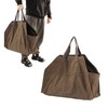 Firewood Carrier Bag Canvas Scratch Resistant Firewood Log Tote Bag