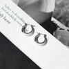 Pearl Chunky Waterdrop Earrings for Women Chunky Hoop Earrings Long