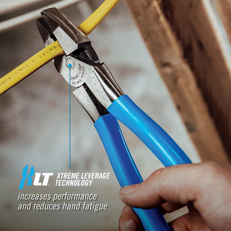 Channellock 369 9-1/2-Inch High Leverage Linesman Plier