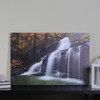 Northlight 23.5" Natures Woods Autumn Waterfall Scene Canvas Wall Art
