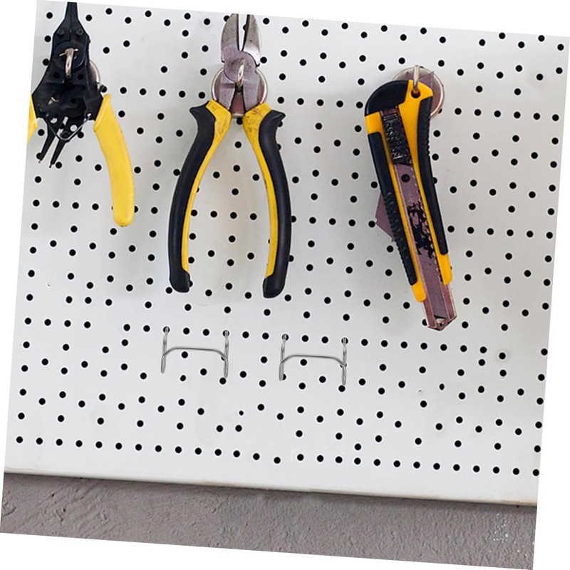 Operitacx 10pcs Heavy Duty Stainless Steel Pegboard Hooks Tool Hooks