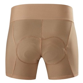 XGC Women's Cycling Shorts with Elasticated Breathable 4D Gel Seat Pad with High Density, gold, s