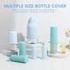 Mrsdry Bottle Covers for Travel, Leak Proof Elastic Sleeves, Travel