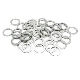 Hippo Hardware M17 (17mm x 24mm x 0.3mm) Shim Washers Thin Flat Shims A2 Stainless Steel DIN 988 (Pack of 10)