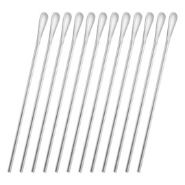 12-piece 8.5-inch Stainless Steel Coffee Stirring Spoon, Cocktail Stirring Stick with 21.8 cm Length, Small Spoon with Round Handle, Reusable ice tea spoon, Bar spoon. Dishwasher safe.