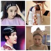 Star-Style Knitted Stripe Sweat-Absorbing Sports Headband No. 01 Gibsy Black 15ea