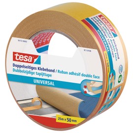 tesa Double-Sided Tape, brown, 56172-00003-01