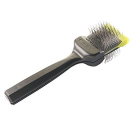 Les Pooch Pro Green Medium Slicker Brush, The Best Care for your Best Friend, Suitable for Short Hair Breeds Puppies & Soft/Fine Dog Coats, Single