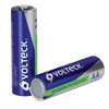 Volteck RE-AA, Pilas recargables, larga duración, AA, 2, 500 mAh,
