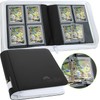 FunGuys Toploader Binder, Trading Card Binder Storage,128 4 Pocket Top