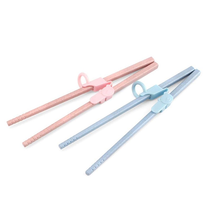 3-Piece Cute Chopsticks Helper Children's Chopsticks Set for Beginners Learning