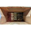 Homemade 5 Bar Assorted Natural Soap Bundle with Loofah -