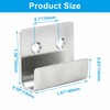 Bivethoi 10 Pcs Tile Display Wall Hanger, Stainless Steel Wall