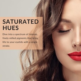 Color Me Beautiful Color Pro Single Eyeshadow, Full Pigment and Long-Lasting Pressed Powder, Cruelty-Free