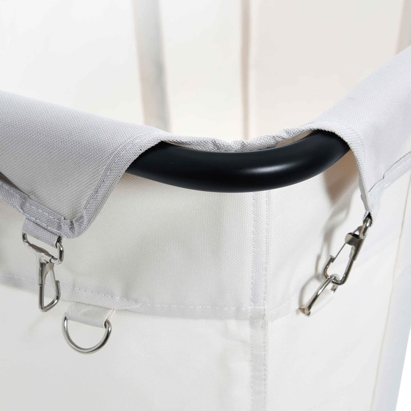 Household Essentials, Black Commercial Laundry Cart