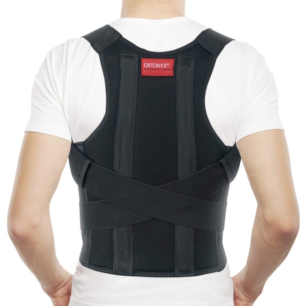ORTONYX Comfort Posture Corrector Clavicle and Shoulder Support Back Brace, Fully Adjustable for Men and Women/656A-XX-Large
