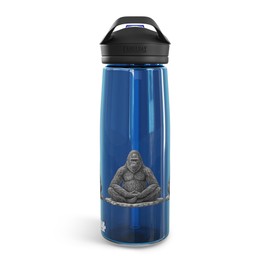 Queen of Wrap Meditating Bigfoot Water Bottle. Neurodiversity Water Bottle, Eco-Friendly Hydration Bottle