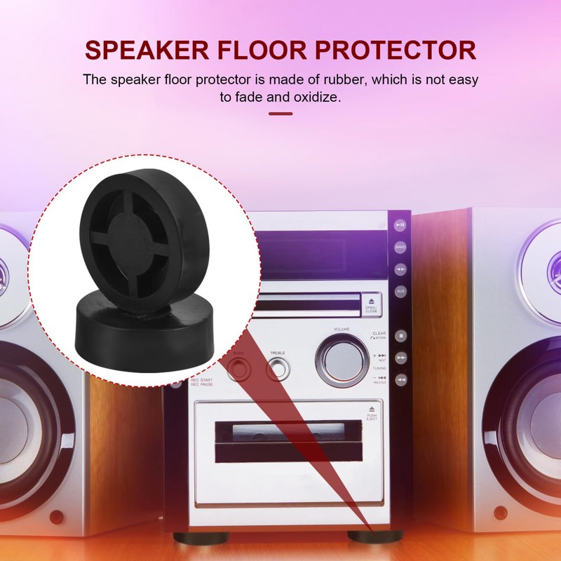 LABRIMP 4pcs Speaker Isolation Pads for Amplifier Turntable Vibration Feet