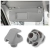 2PCS Sun Visor Clip,Durable Car Visor Clip Hook Replacement OEM#88217S01A01ZA,88217S04003ZA,Premium