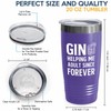 Gin Lover Purple Edition Viking Tumbler 20oz - Helping me