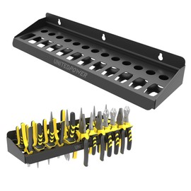 UNITEDPOWER Pliers Holder, Wall Mount Storage Rack Organizer for Workshop, Shed, Garage, Home, Stores up to 12 Pliers or Small Tools
