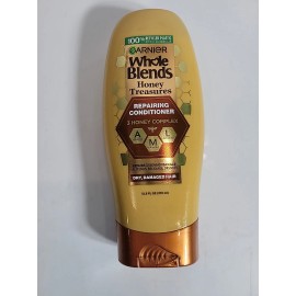 Garnier SET OF 3 Garnier Whole Blends Repairing Conditioner Honey FOR DRY Damaged Hair