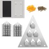 24 Pack Surface Mount Impaler Acoustic Panel Mounting Hardware -