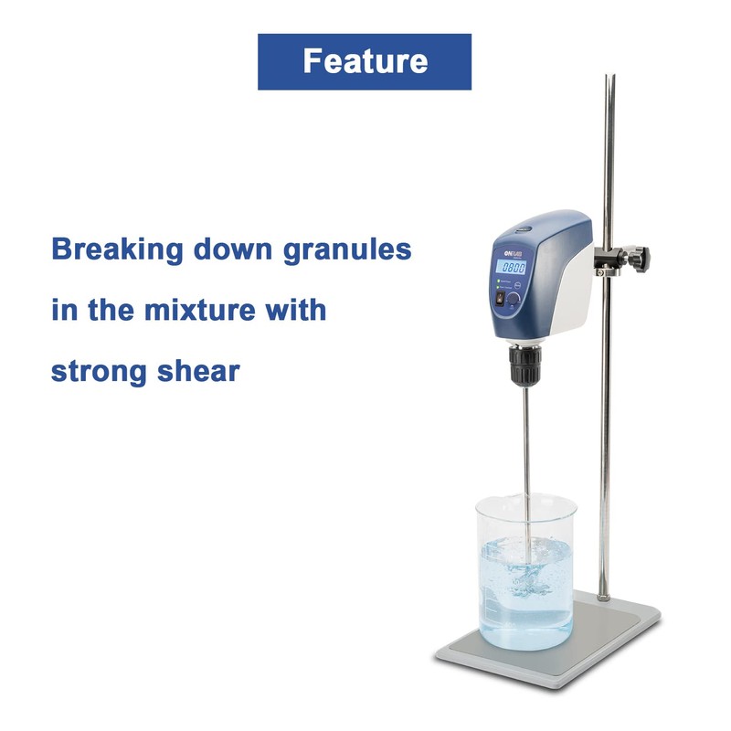 ONiLAB 18204528 316L Stainless Steel Grand Dissolving Stirrer,100mm Stirrer Diameter,