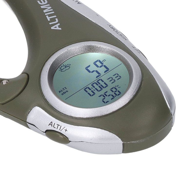 AMTAST Barometer, Altimeter, Thermometer, Metric Altimeter with Backlight, Portable Size