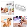 5 Pcs Nail Brushes For Cleaning Nails Transparent Nail Dust