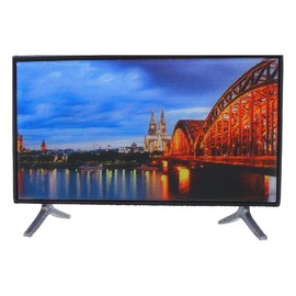 IMIKEYA Mini Tv Mini Ornaments Doll House Tiny Furniture Miniatures Tiny Tv Fake Tv Dollhouse Decor Pla