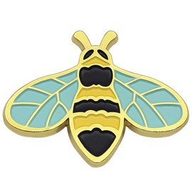 Honey Bee Enamel Pin Nature Animal Mini Bee Pin Badge Cute Bee Wildlife Lapel Pin Jewelry (Mini Bee)