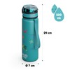 schmatzfatz Children's Drinking Bottle, 500 ml, Leak-Proof, BPA-Free, 1-Click Closure,