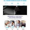 MYGLOAR 2 x Silk Sleep Mask for Side Sleeping, 3D