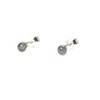 Art Gecko Fiery LABRADORITE Round Shaped Sterling Silver Stud Earrings