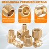 Dazakoot 68PCS Brass Pipe Fitting & Adapters Assortment Kit, NPT