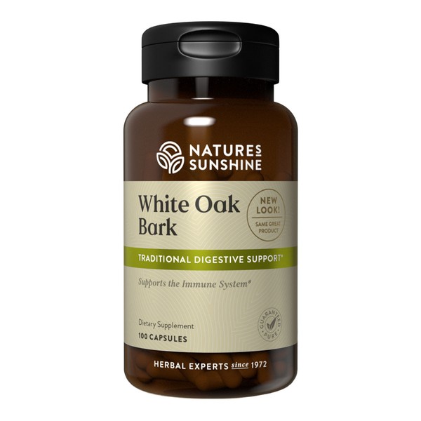 Nature's Sunshine White Oak Bark - 100 capsules